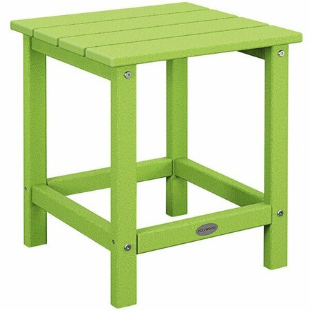 POLYWOOD Long Island 18'' Lime Side Table 633ECT18LI